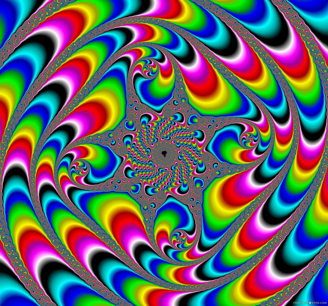 Psychedelic colorful glowing rainbow glowstick free wallpaper - medium preview image