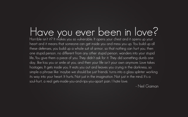 Black white love quote romantic free wallpaper for desktop - medium preview image
