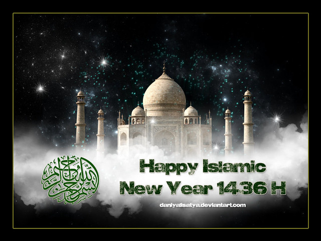 Mosque happy islamic new year free wallpaper - medium preview image