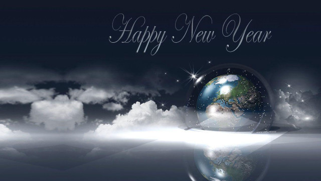 Globe sky stars newyear davidmartin free wallpaper - medium preview image
