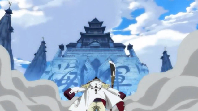 Man white outfit castle sword free wallpaper - medium preview image