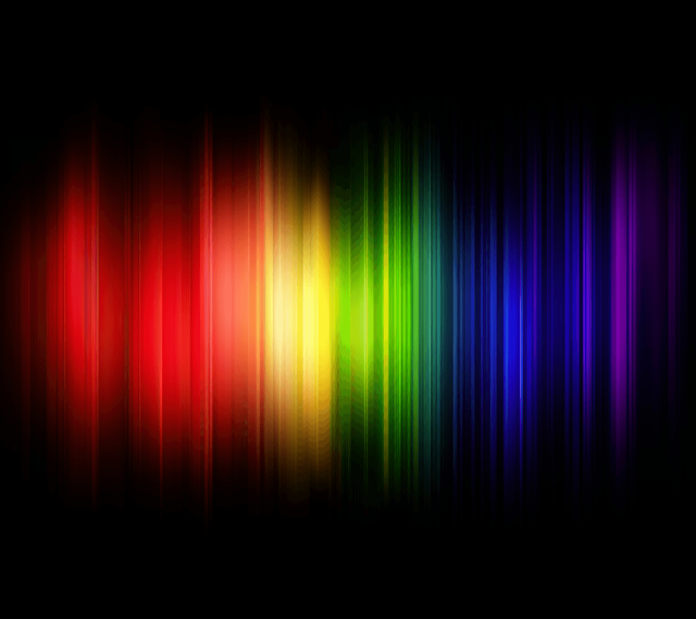 Rainbow colored background lines of #2 free wallpaper - medium preview image