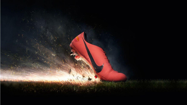 Red shoes fireball field night free wallpaper - medium preview image