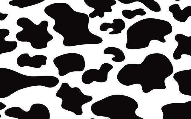 Cow pattern black white silk free wallpaper - medium preview image