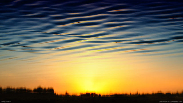 Sunset plane flying clouds building free wallpaper - medium preview image