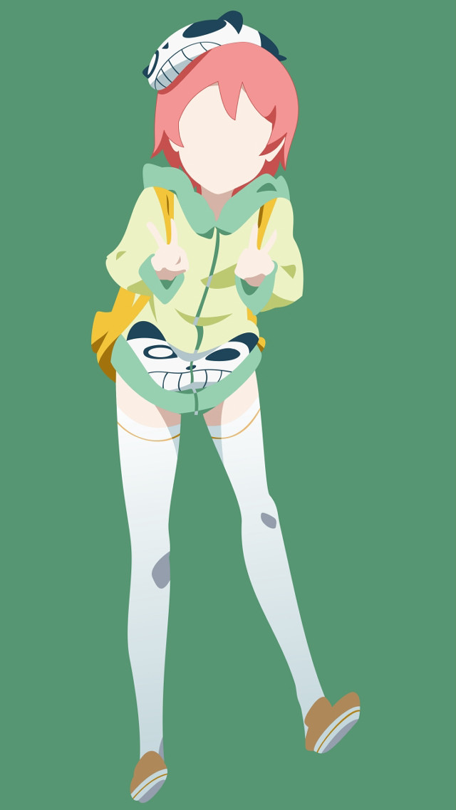 Woman green jacket yellow bag free wallpaper - medium preview image
