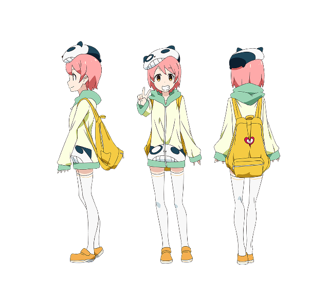 Anime girls backpacks adventure friends free wallpaper - medium preview image