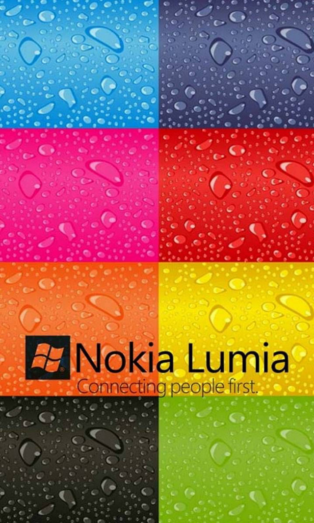Water drops window sill nokia free wallpaper - medium preview image