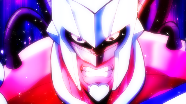 Weird face suit galaxy fireworks free wallpaper - medium preview image