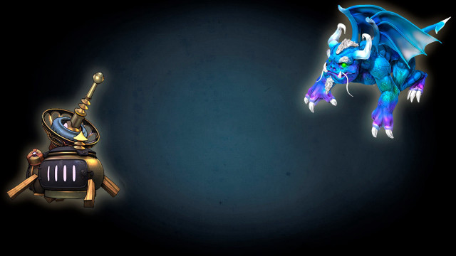 Blue dragon black dragon sword free wallpaper - medium preview image