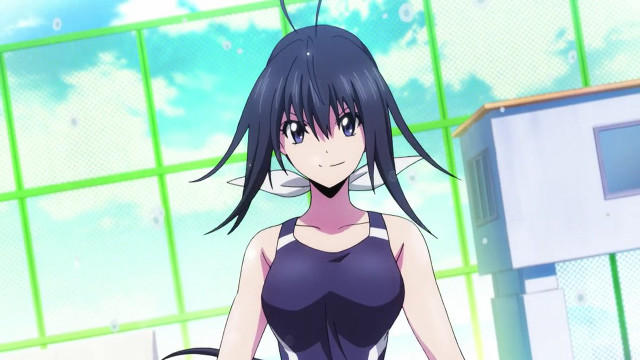 Woman short dress building cat free wallpaper - medium preview image