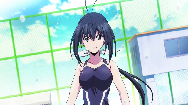 Woman black dress building sky free wallpaper - medium preview image