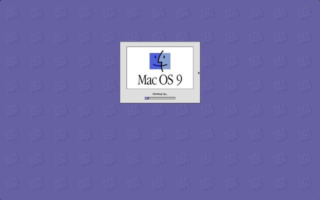 Purple background blue white logo free wallpaper - medium preview image