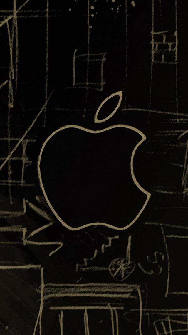 Apple building abstract monochrome portrait free wallpaper - medium preview image