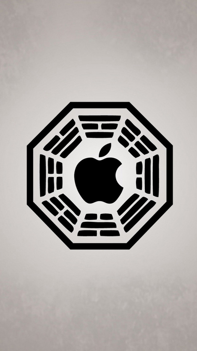 Black white apple logo laptop free wallpaper - medium preview image