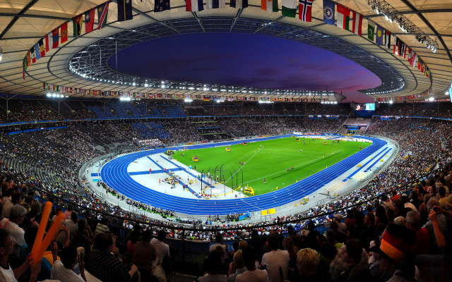 Stadium full people soccer game #2 free wallpaper - medium preview image