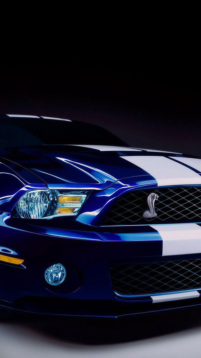 Blue mustang #5 free wallpaper - medium preview image