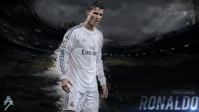 Man white uniform stadium dark free wallpaper - medium preview image