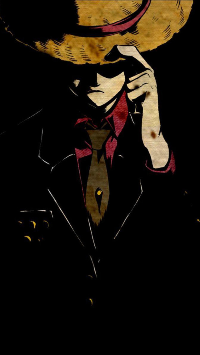 Man suit hat cigarette mouth #2 free wallpaper - medium preview image