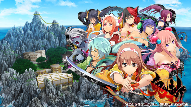 Anime characters mountain castle bridge free wallpaper - medium preview image