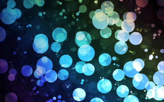 Blue black background circles light free wallpaper - medium preview image