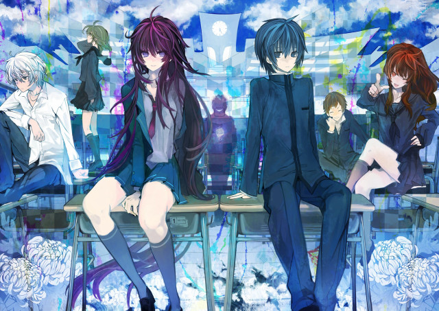 People bench window clouds sky free wallpaper - medium preview image