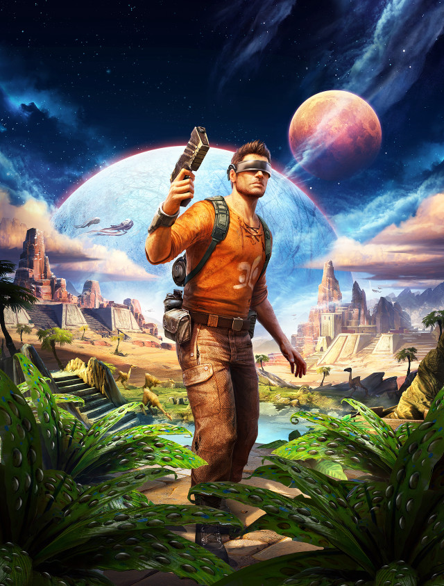 Man space suit gun jungle free wallpaper - medium preview image