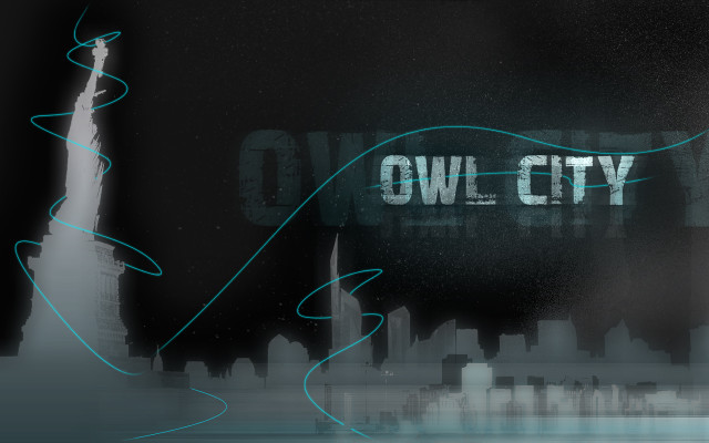Neon green skyline hand planet free wallpaper - medium preview image