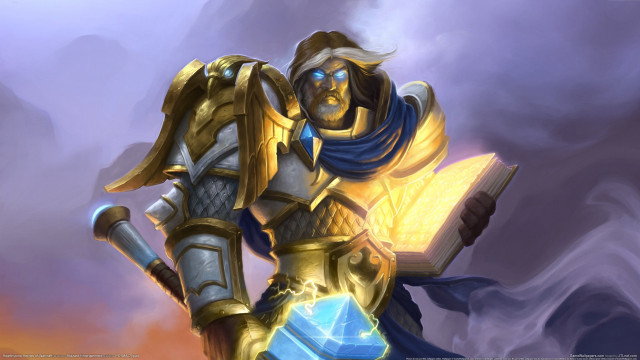 Man armor book sword sky free wallpaper - medium preview image