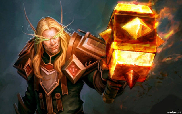 Man holding glowing object both free wallpaper - medium preview image