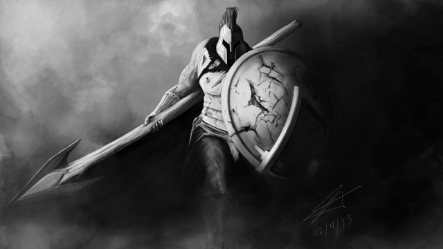 Man armor clock sword hands free wallpaper - medium preview image