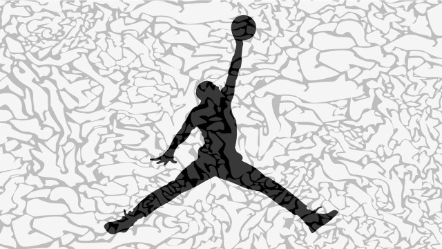 Basketball player jumping dunking air free wallpaper - medium preview image
