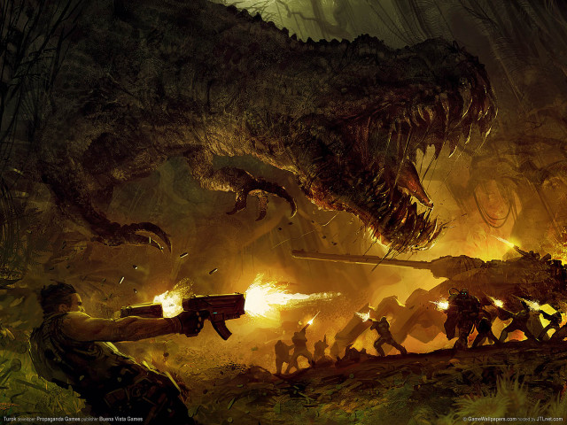 People forest dinosaur background man free wallpaper - medium preview image