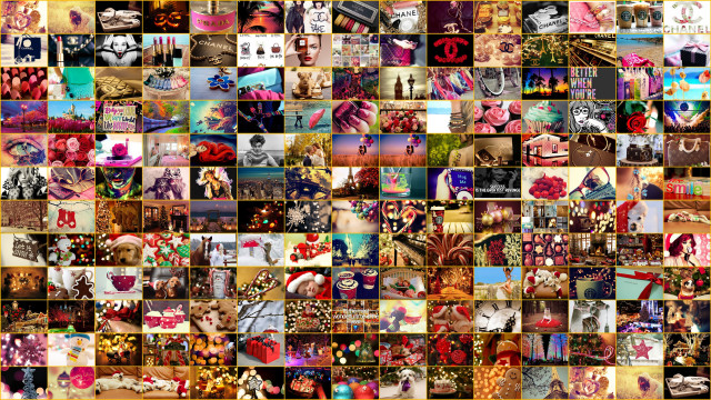 Collage people animals ribbons pokemon free wallpaper - medium preview image
