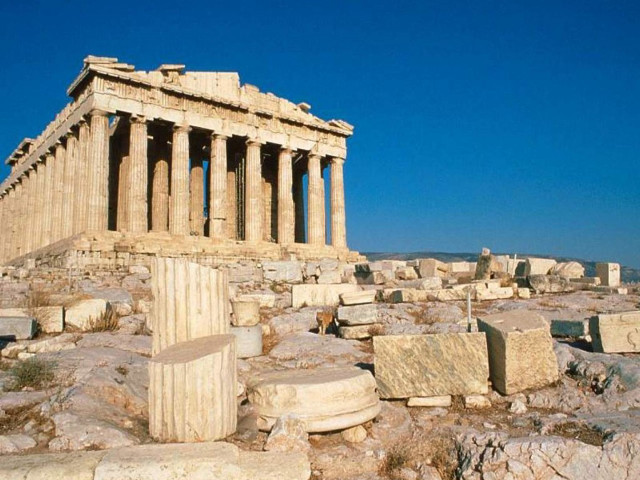 Stone structures rocky area blue free wallpaper - medium preview image