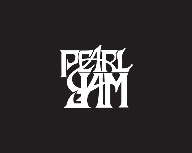 Black white logo pearl jam free wallpaper - medium preview image