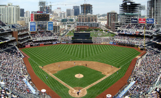 Baseball stadium crowd people stands free wallpaper - medium preview image