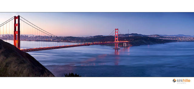 Long bridge water dusk city free wallpaper - medium preview image