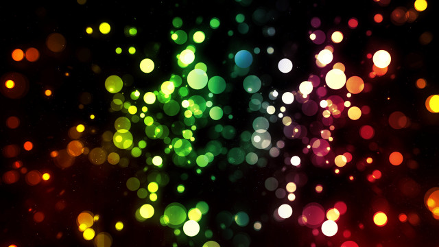 Blurry multicolored background circles lights #2 free wallpaper - medium preview image