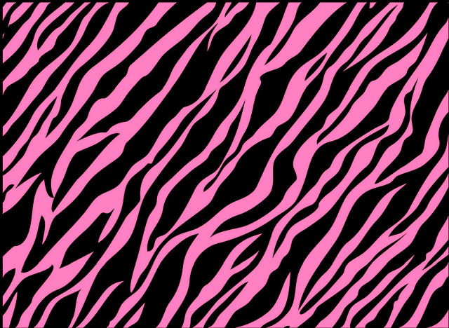 Pink black zebra print pattern #3 free wallpaper - medium preview image