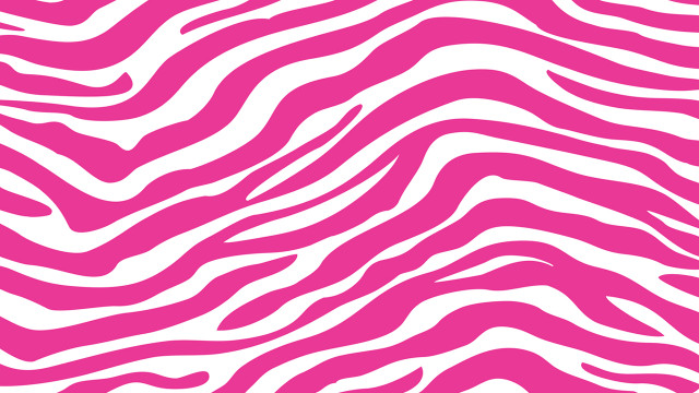 Pink white zebra print pattern #2 free wallpaper - medium preview image
