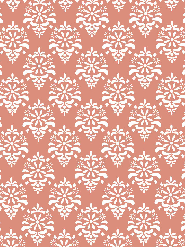 Pink white floral pattern white #2 free wallpaper - medium preview image