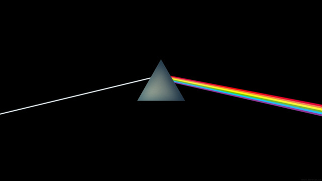 Dark side moon rainbow white #2 free wallpaper - medium preview image