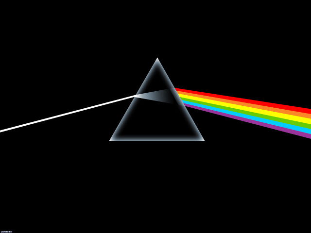 Dark side moon rainbow light free wallpaper - medium preview image