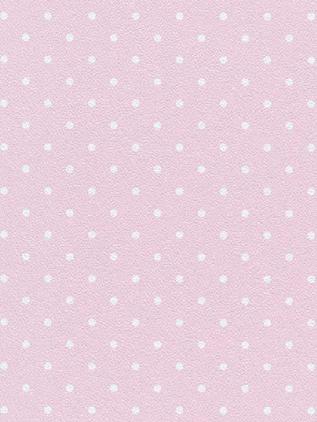Pink background white polka dots free wallpaper - medium preview image