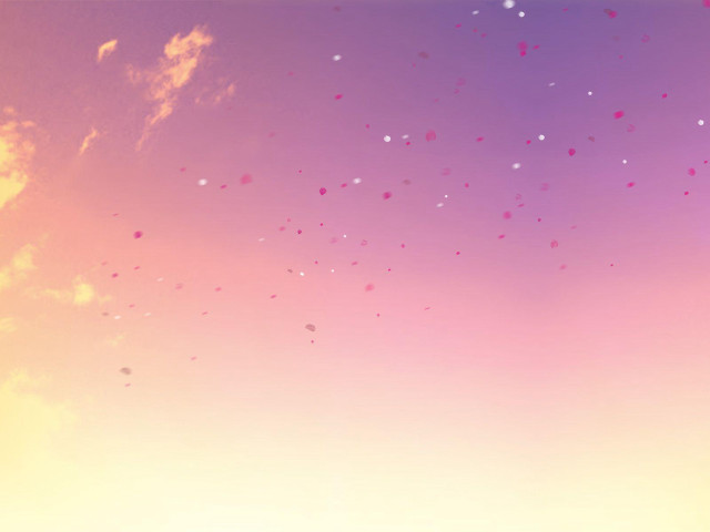 Pink yellow sky balloons dreamy free wallpaper - medium preview image