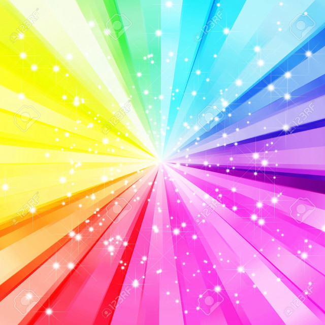 Rainbow colored background stars sparkles #4 free wallpaper - medium preview image