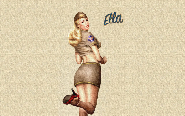 Ella guru punk surrealism police free wallpaper - medium preview image