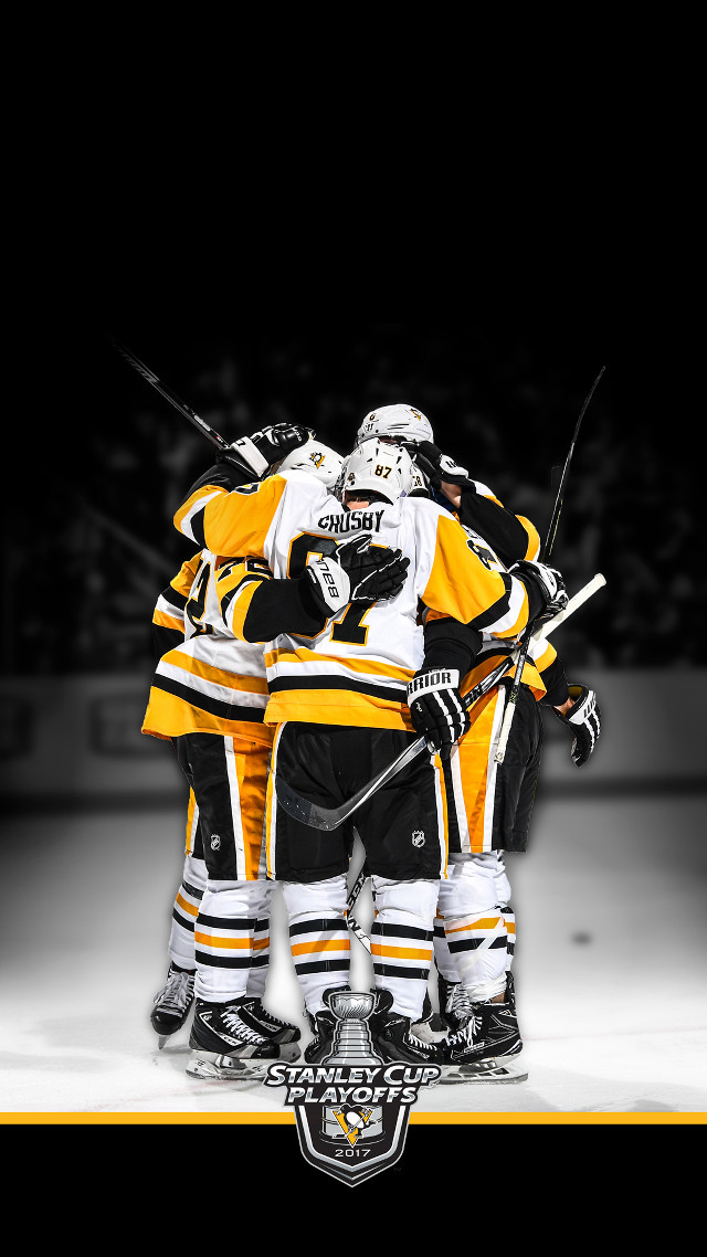 Hockey players hugging ice black free wallpaper - medium preview image