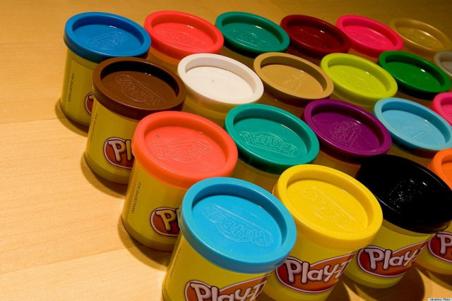 Play doh cups table open free wallpaper - medium preview image